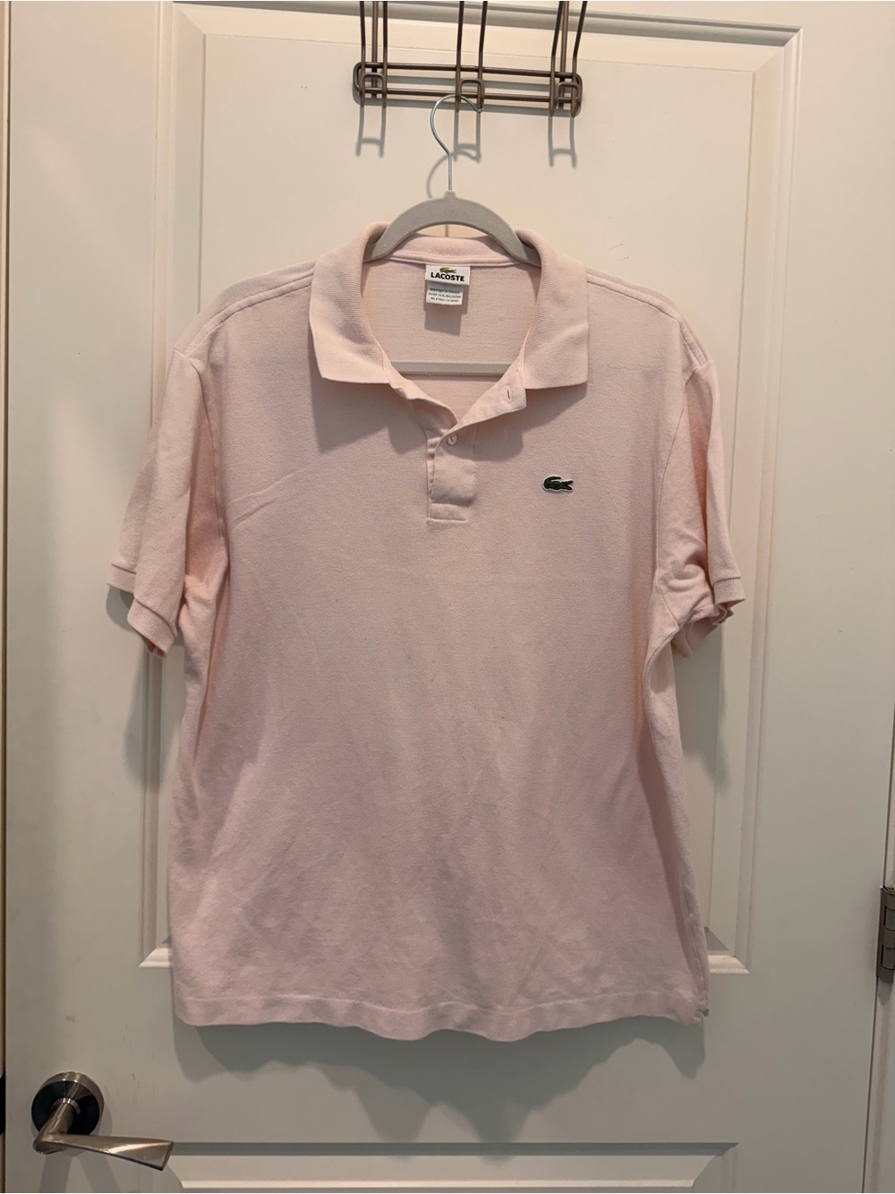 Lacoste Men's Classic Fit
L.12.12 Polo Shirt Size 6 Pink
Short Sleeve